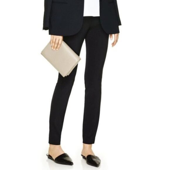 Aritzia Babaton Luther Pants Bi-Stretch Slim Leg  Full Length Black Size 0 - Picture 1 of 15